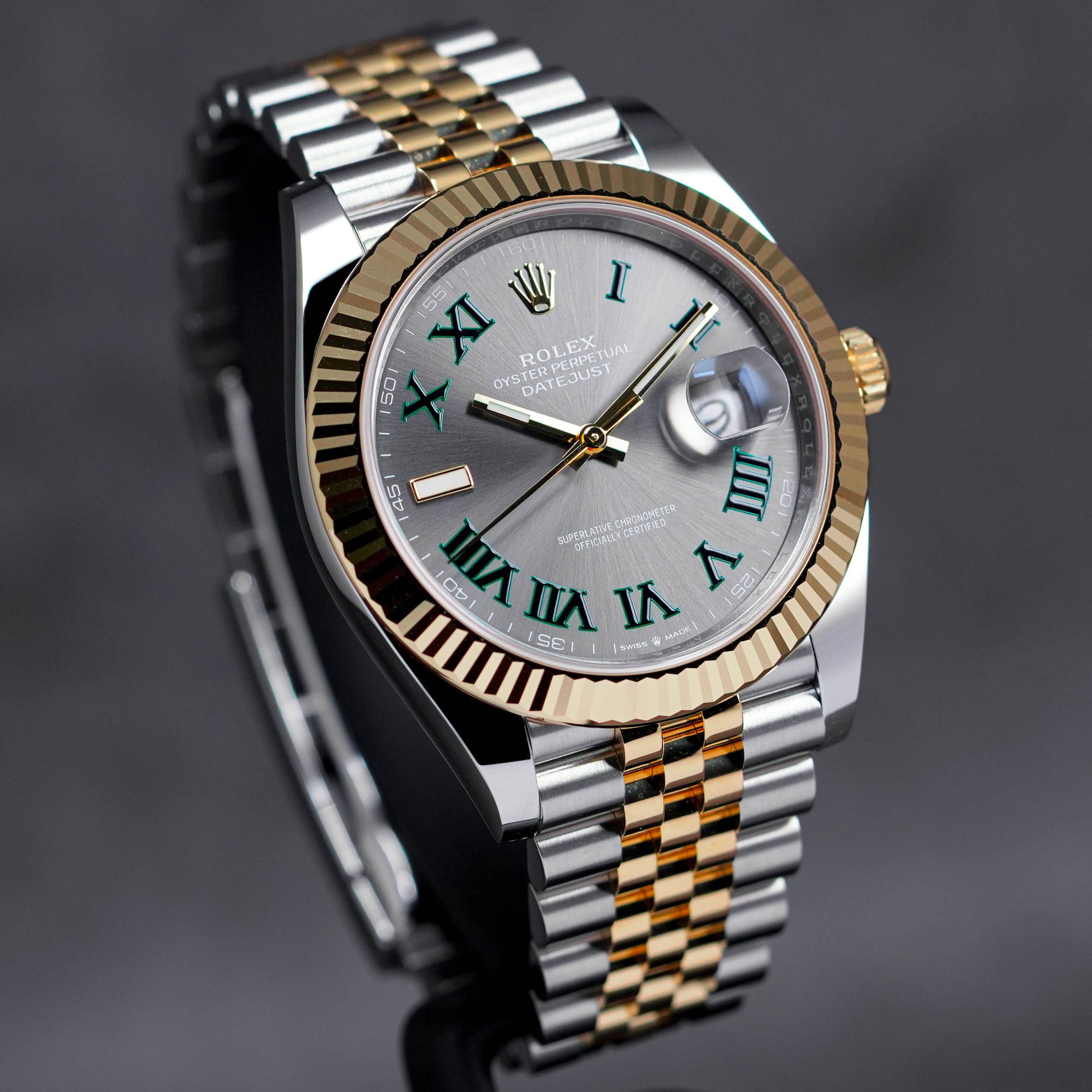 DATEJUST 41MM TWOTONE YELLOWGOLD WIMBLEDON (2023)