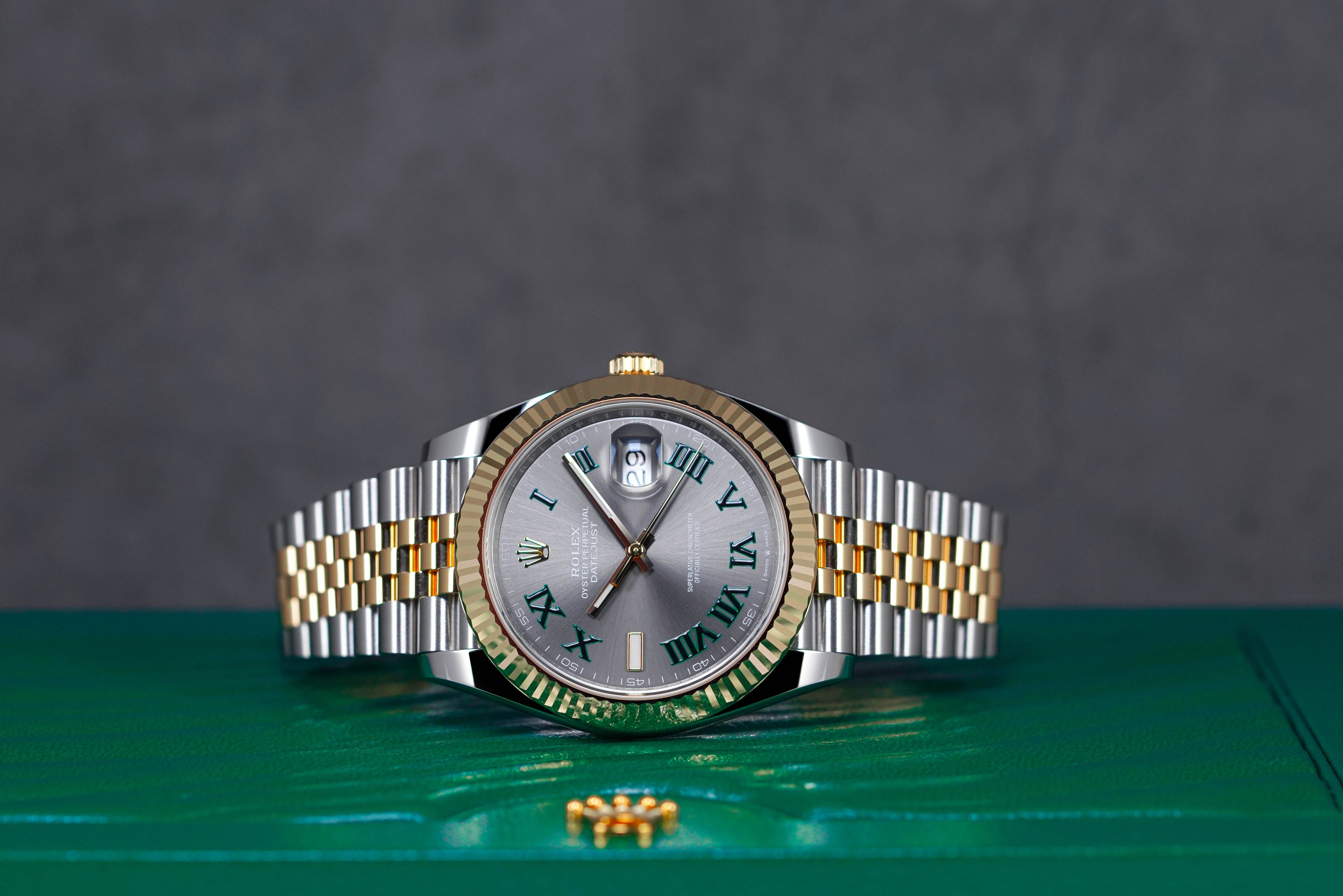 DATEJUST 41MM TWOTONE YELLOWGOLD WIMBLEDON (2023)