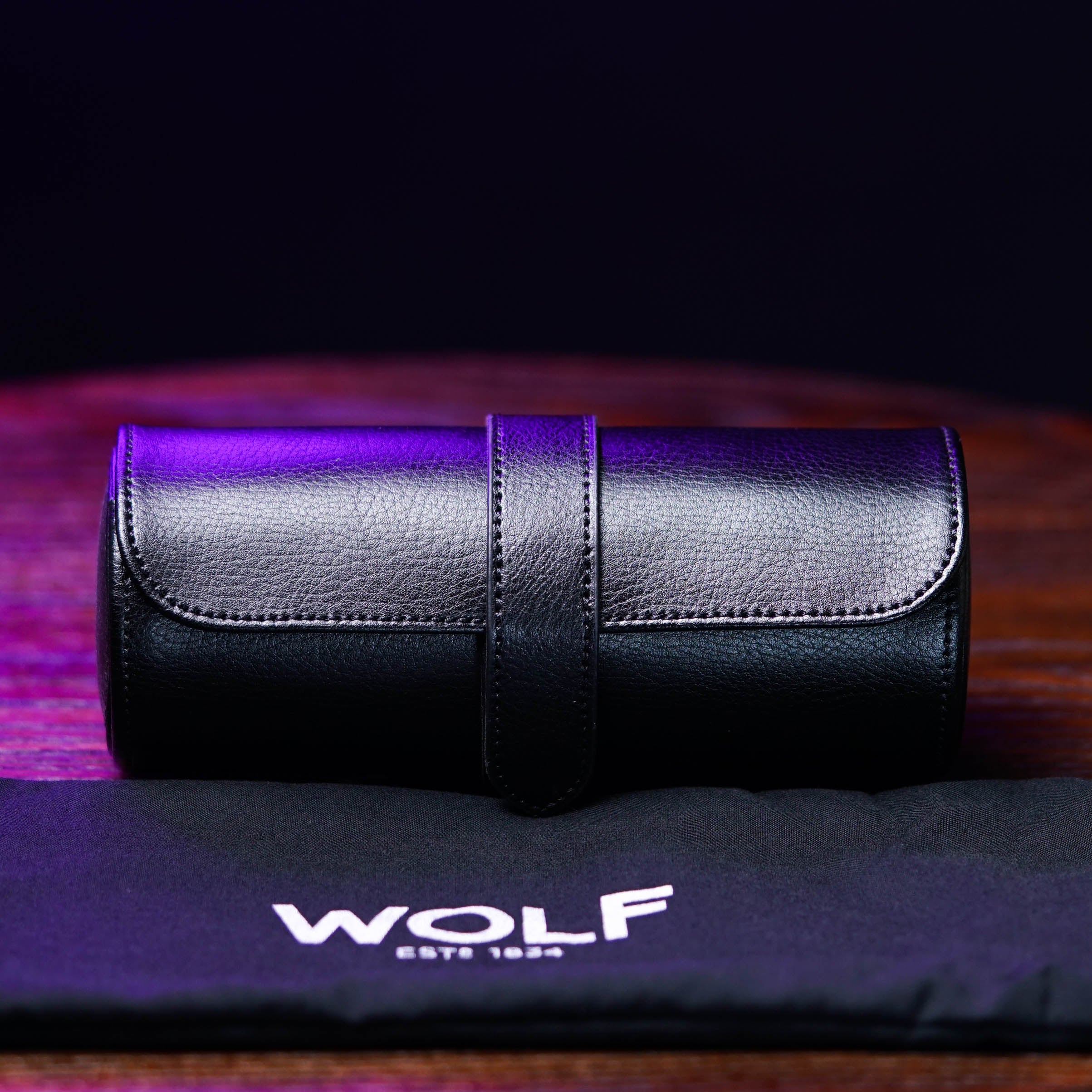 HERITAGE WATCH ROLL (BLAKE BLACK/GREY)