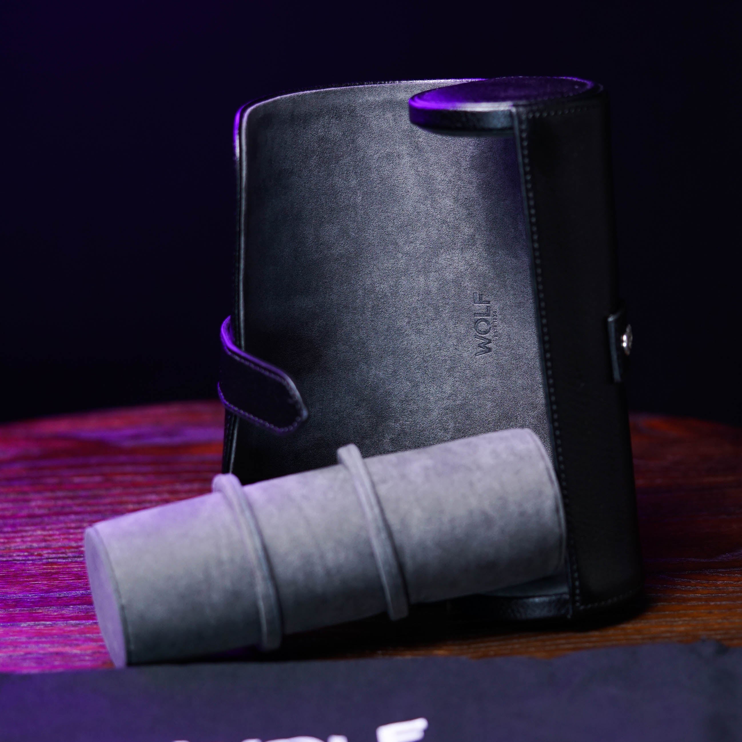 HERITAGE WATCH ROLL (BLAKE BLACK/GREY)