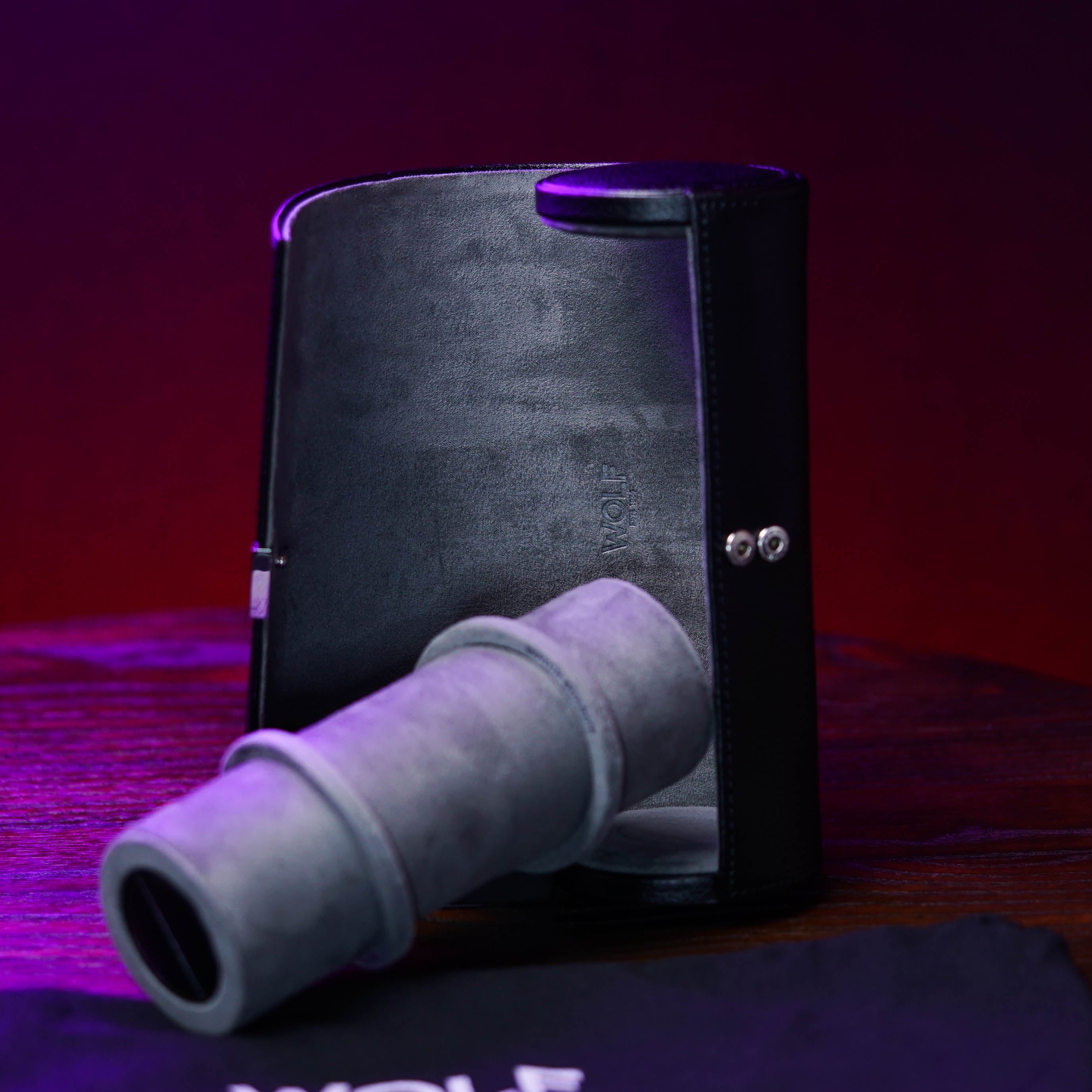 HERITAGE WATCH ROLL (BLAKE BLACK/GREY)
