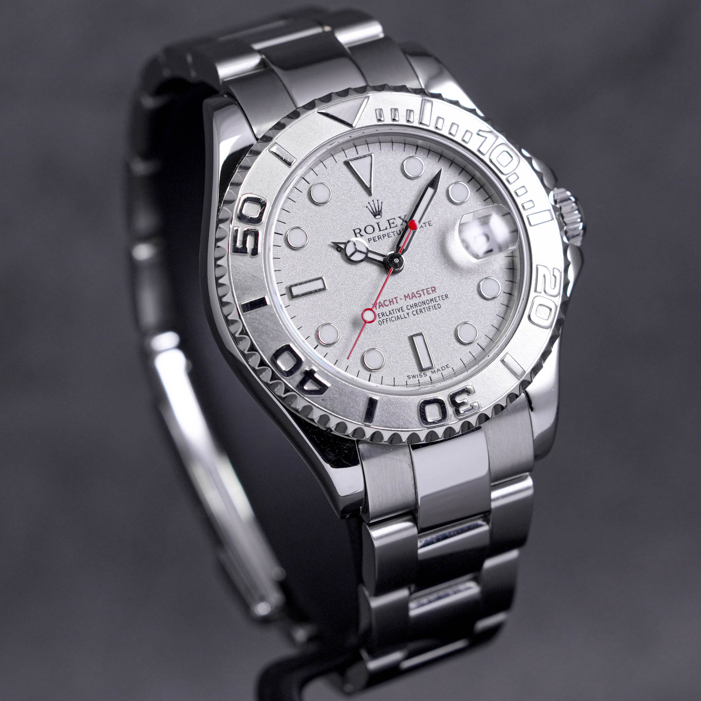 YACHT-MASTER 35MM PLATINUM BEZEL GREY DIAL 'Y SERIES' (CIRCA 2002)