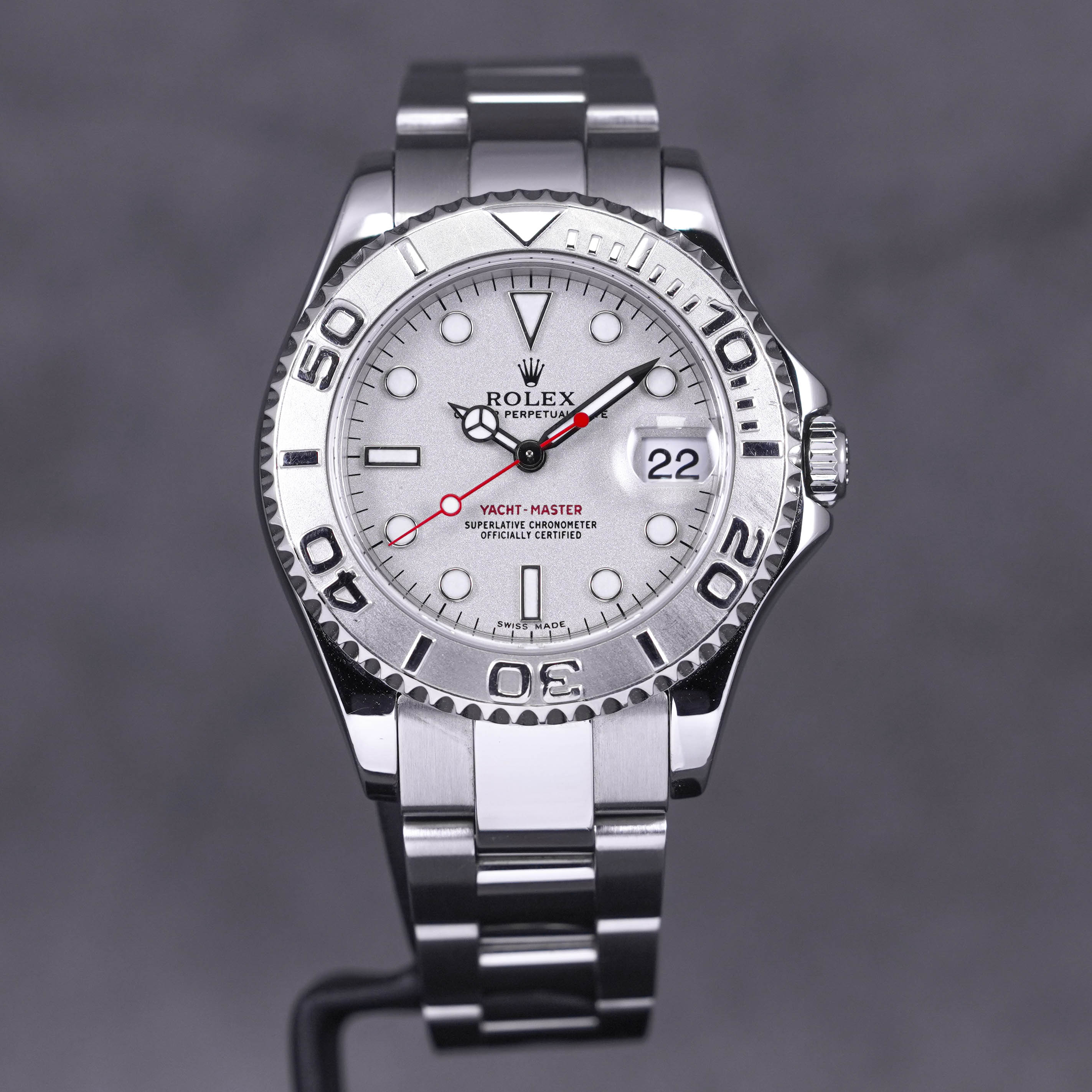 YACHT-MASTER 35MM PLATINUM BEZEL GREY DIAL 'Y SERIES' (CIRCA 2002)