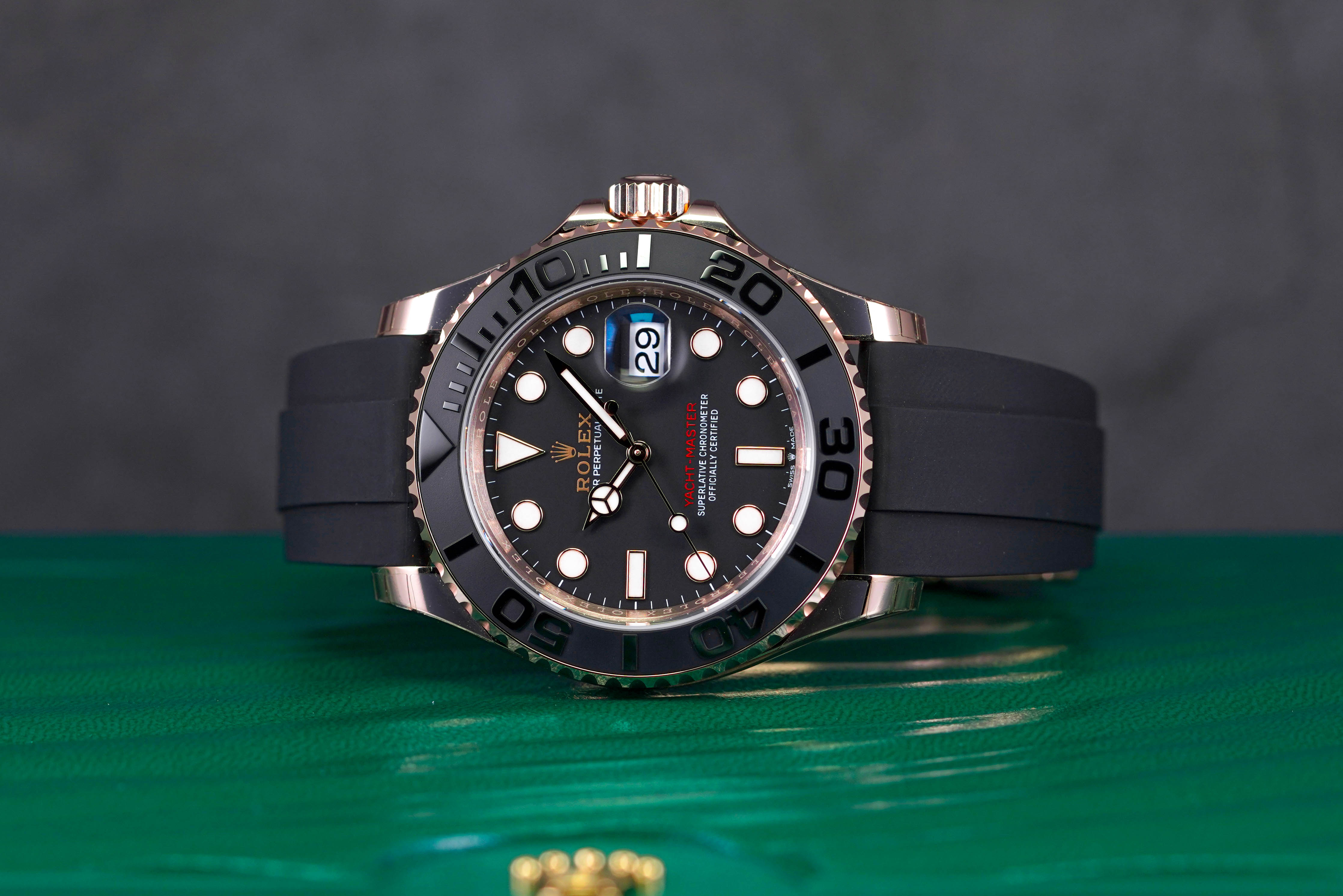 YACHT MASTER 40MM ROSEGOLD OYSTERFLEX (2022)