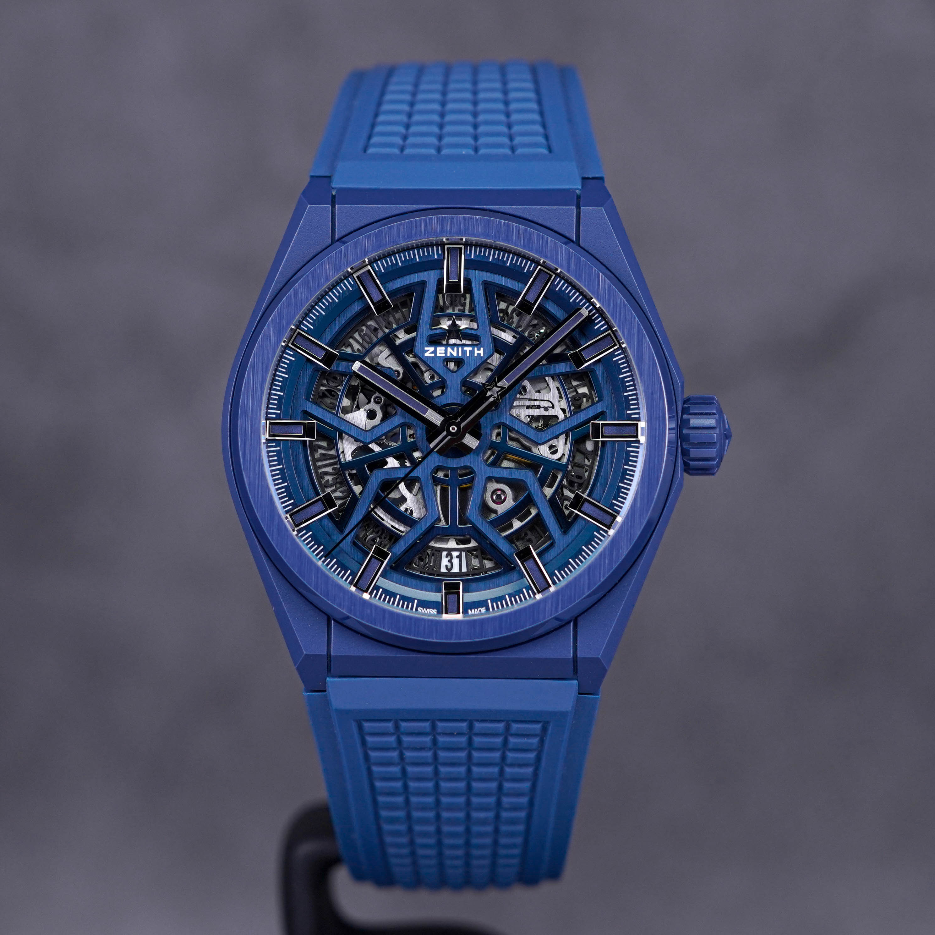 Zenith defy best sale blue ceramic