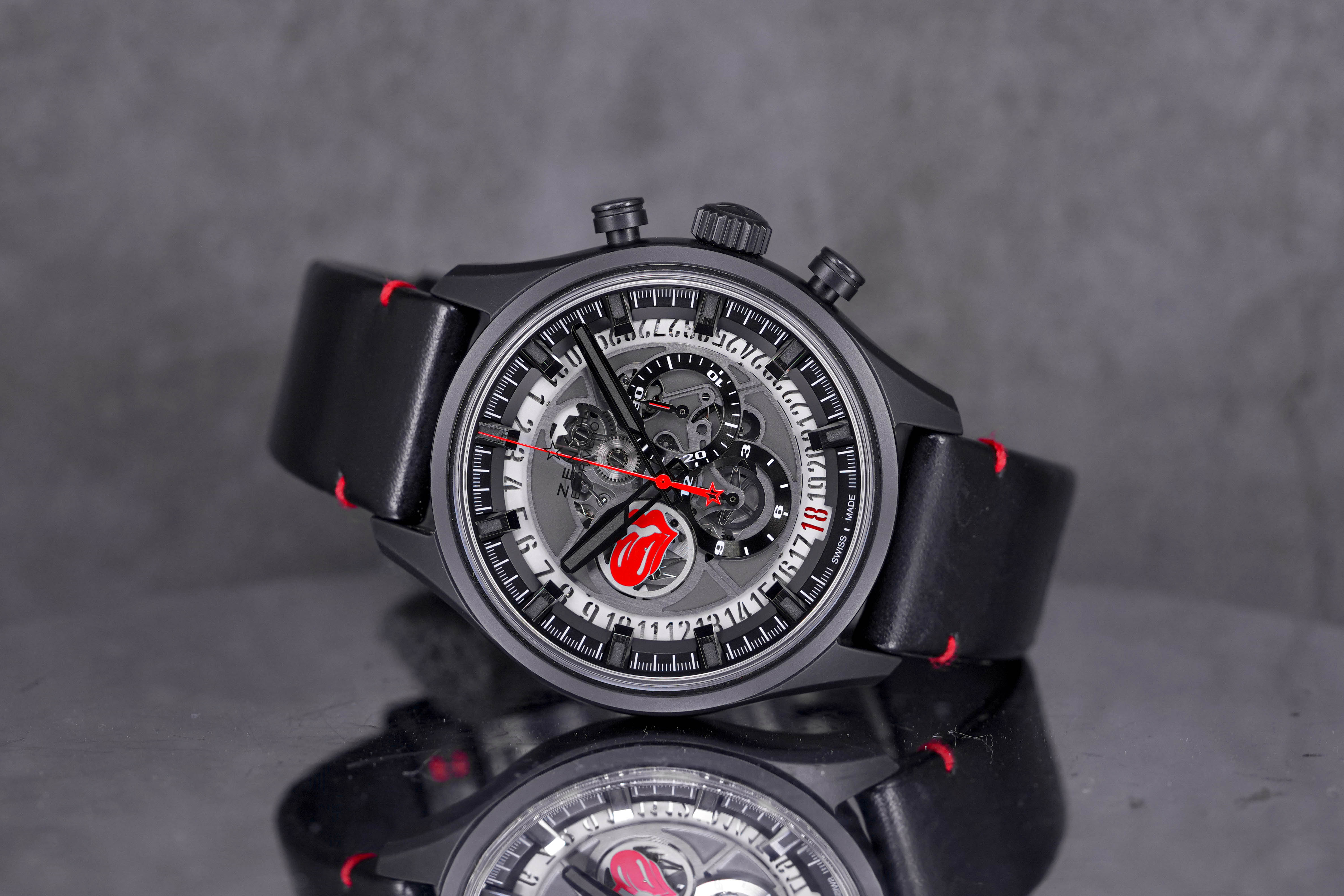 EL PRIMERO SKELETON 'TRIBUTE TO THE ROLLINGSTONES' CERAMIC (WATCH ONLY)