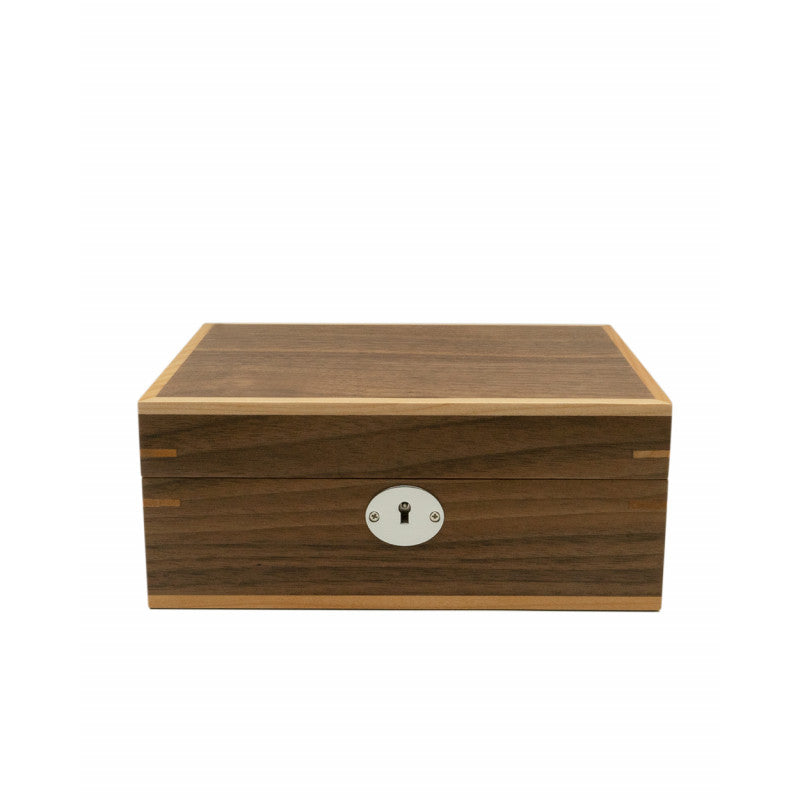 CLIPPERTON 6 WATCH BOX IN BROWN WOOD
