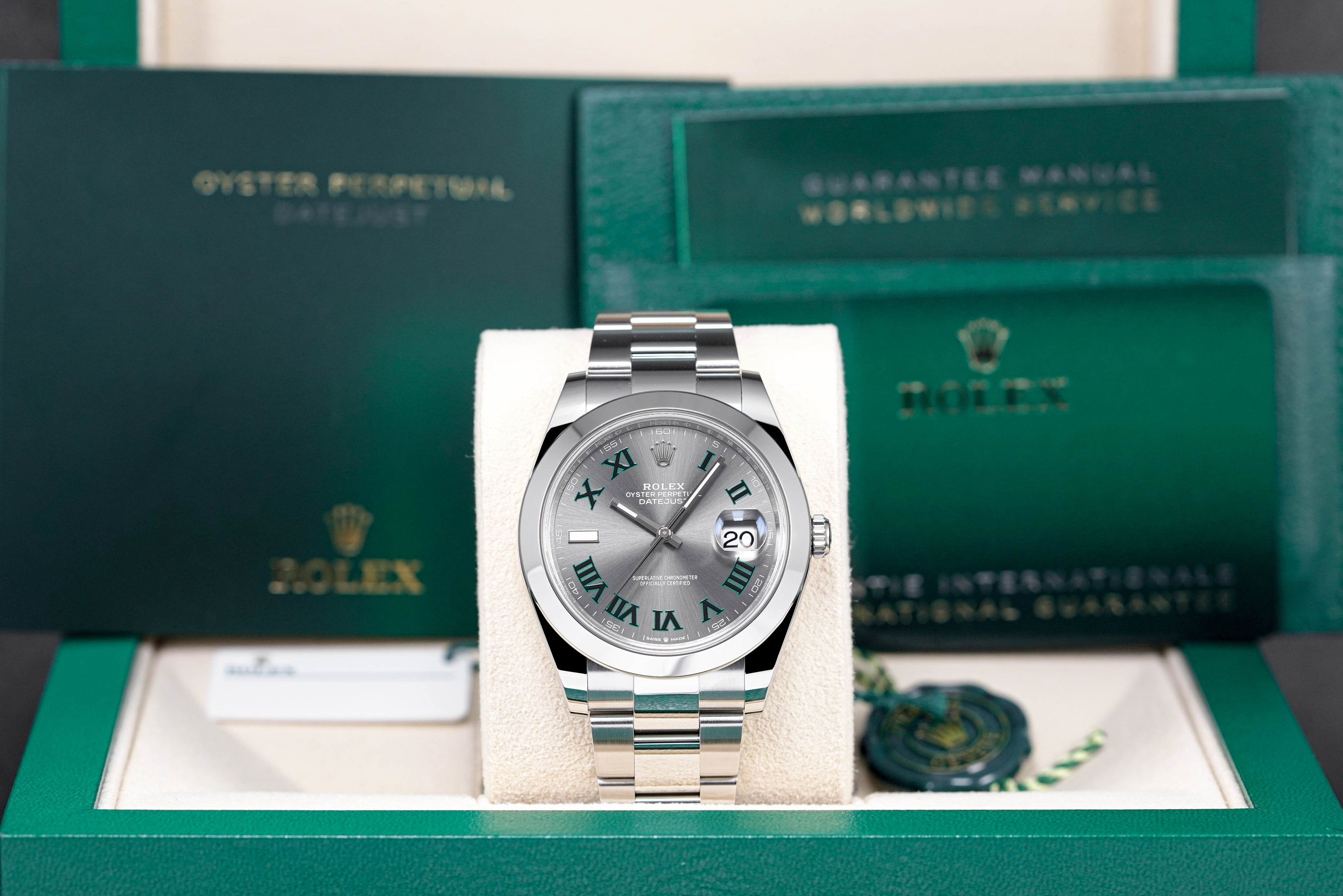 DATEJUST 41MM WIMBLEDON DIAL (2023)