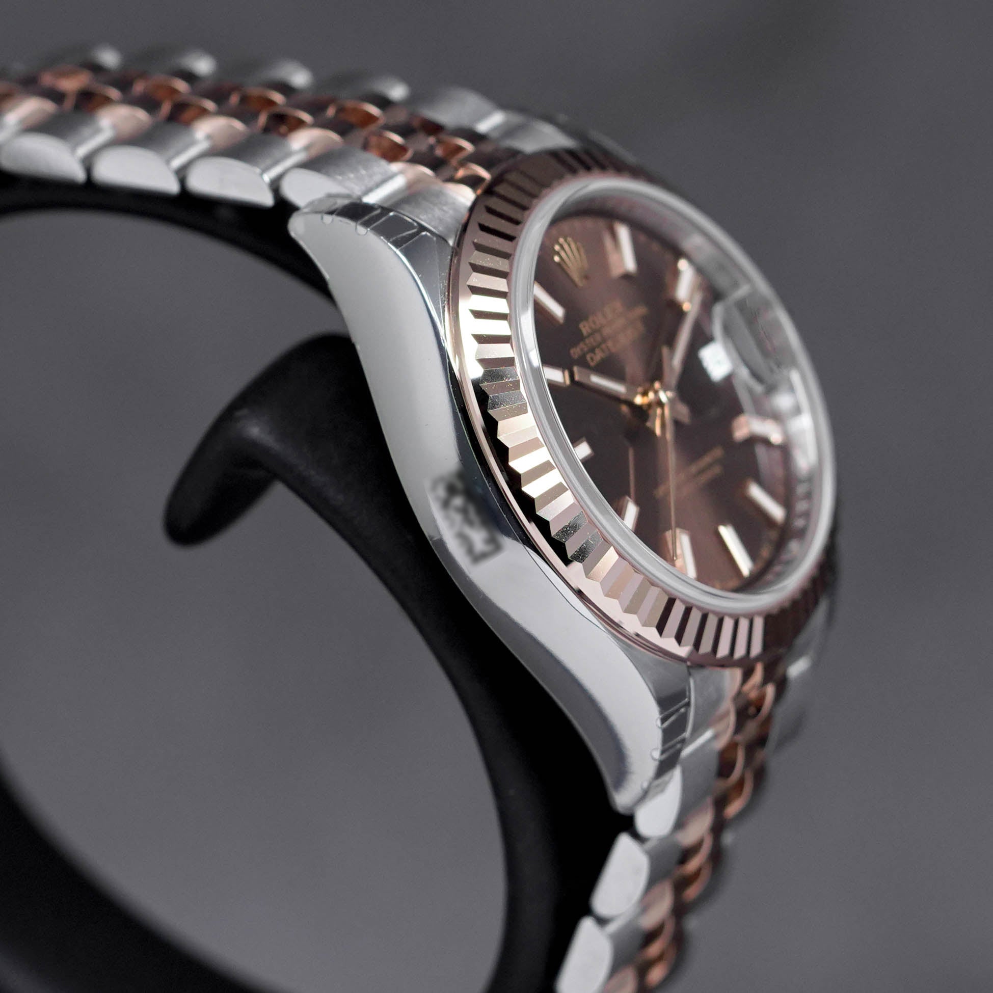 DATEJUST 28MM TWOTONE ROSEGOLD CHOCO DIAL (2023)