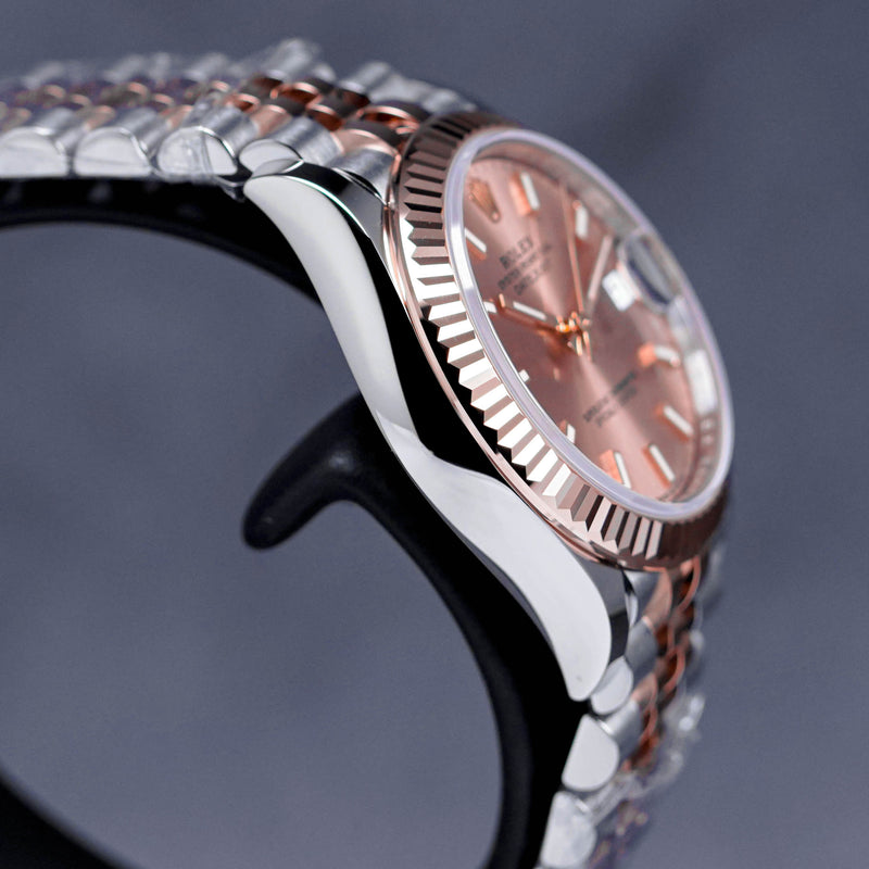 DATEJUST 31MM TWOTONE ROSEGOLD PINK DIAL (2023)