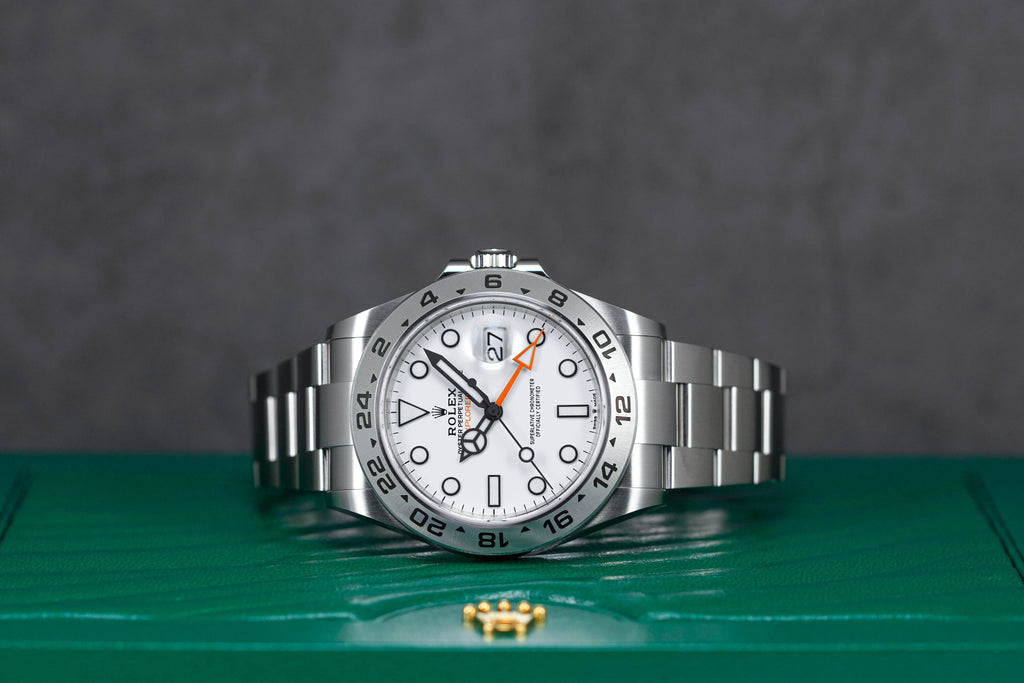 ROLEX EXPLORER II 42MM WHITE DIAL 2023 IDWX