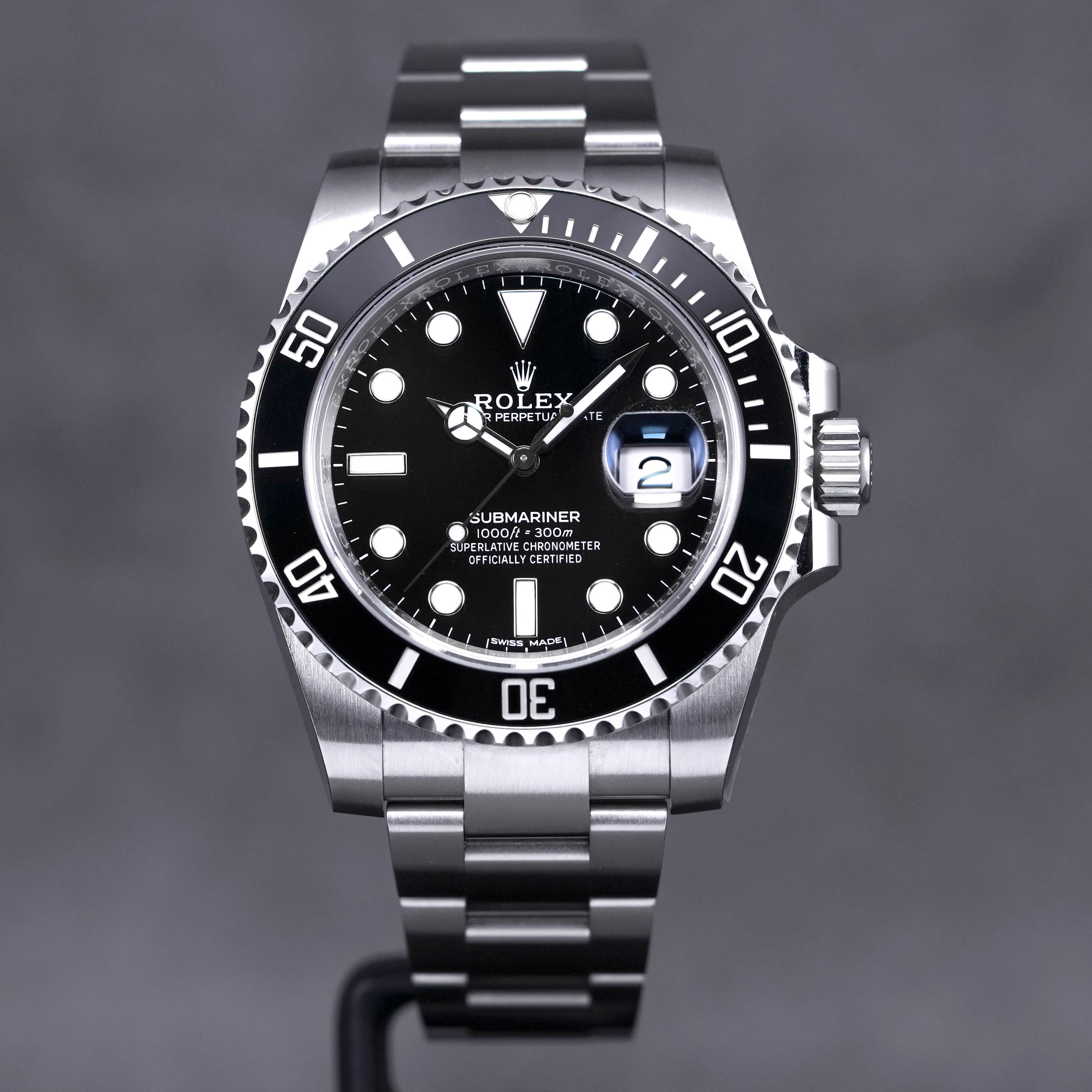 SUBMARINER DATE BLACK DIAL 40MM (2018)